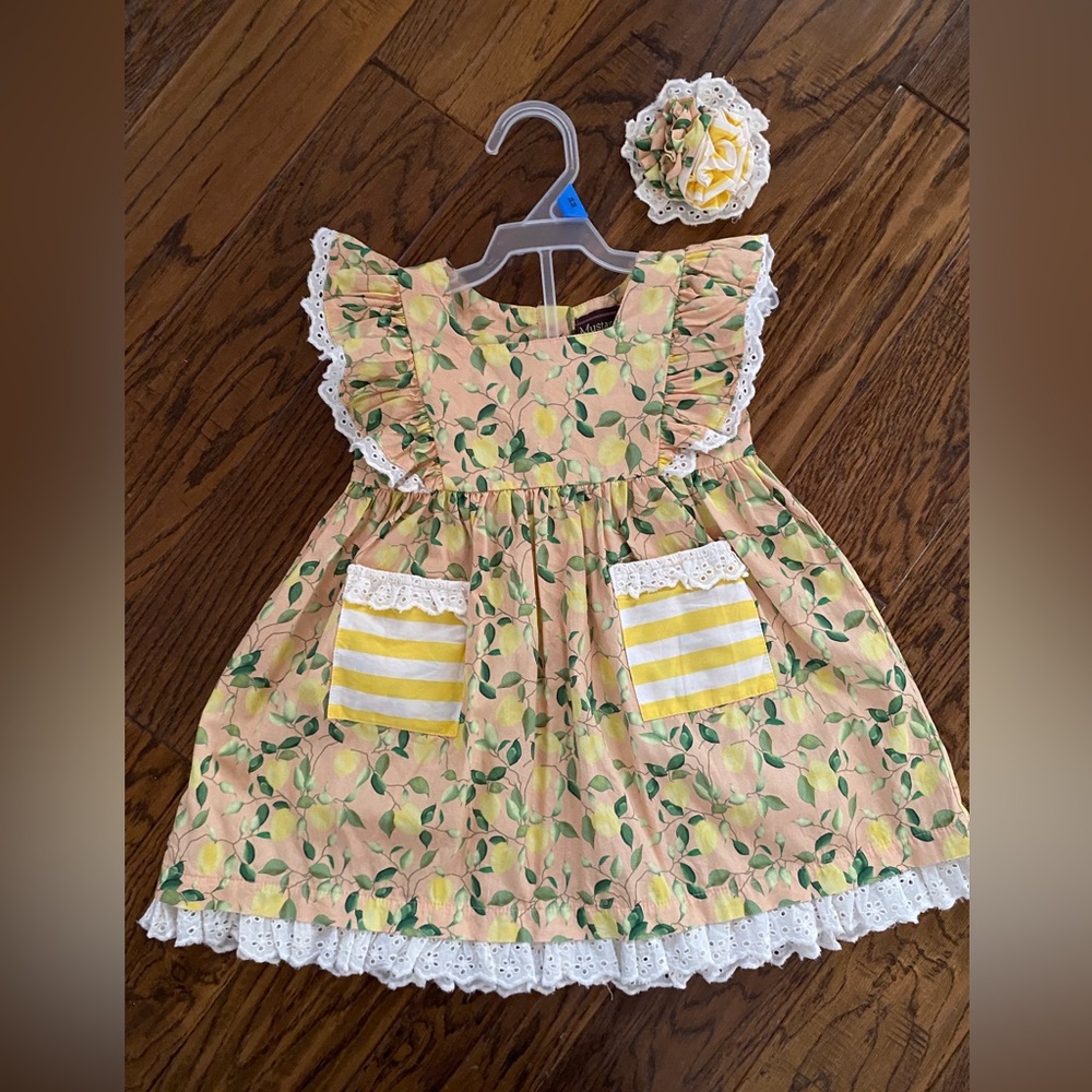 Mustard Pie lemon dress
